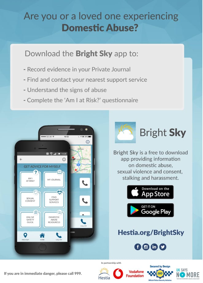 The Bright Sky App is available on App Store and Google Play
